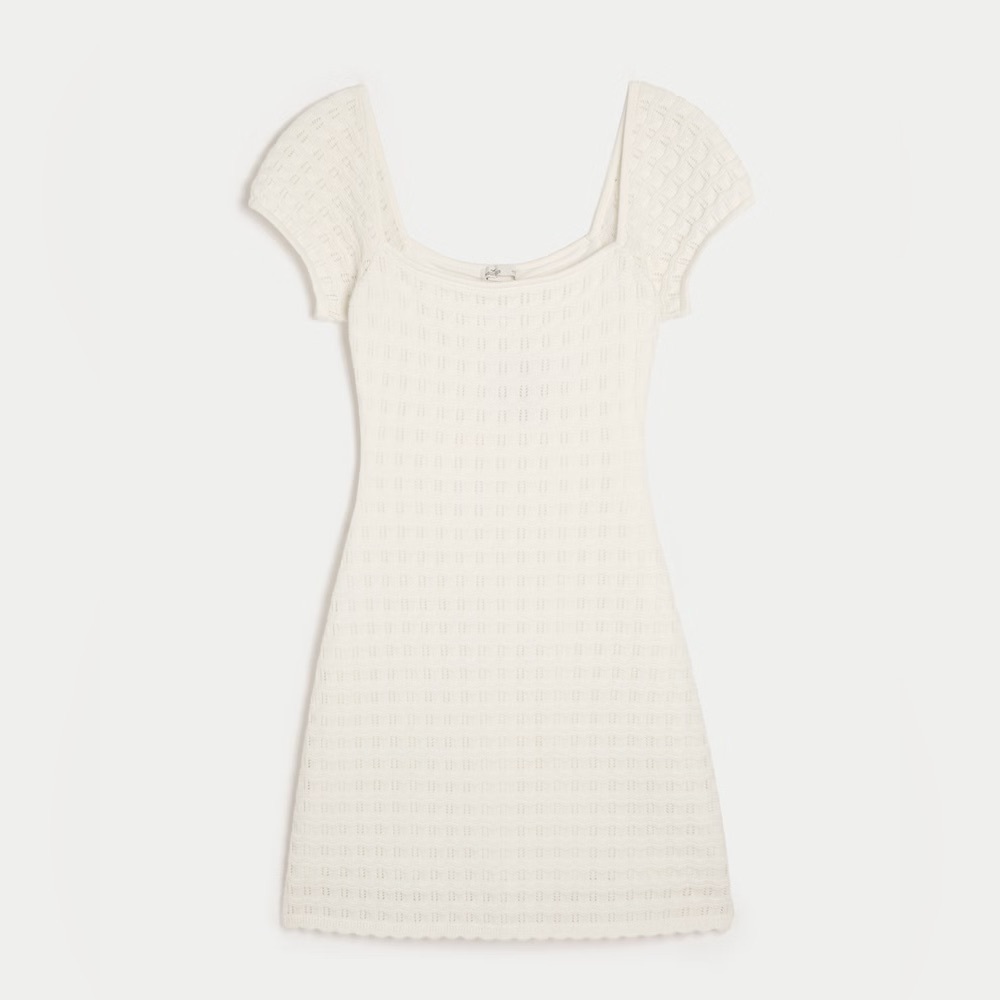 Hollister Crochet Style Mini Dress